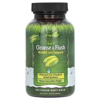 Irwin Naturals 2-in-1 Cleanse&amp;Flush Weight Loss Support Liquid Soft-Gels