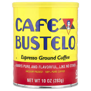 Café Bustelo Espresso Ground Coffee, 10 oz, Rich and Smooth