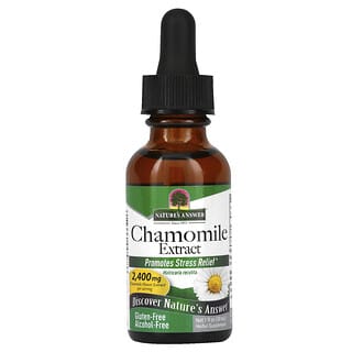 Relax with Nature's Answer Alcohol-Free Chamomile Extract 2400mg 1oz