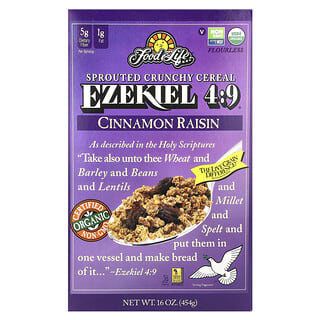 Cinnamon Raisin Sprouted Grain Cereal by Food For Life | Complete Protein