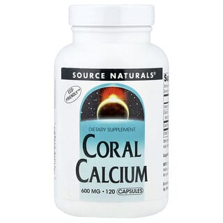 Source Naturals Coral Calcium Supplement - 600mg per Capsule, 120 Capsules