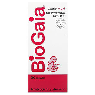 BioGaia Probiotics for Breastfeeding Comfort, 90 mg, 30 Capsules