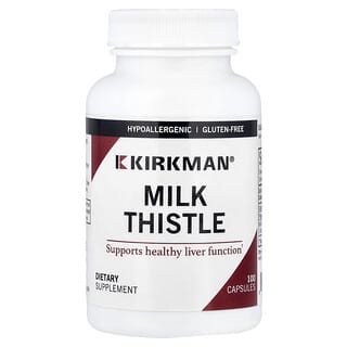 Kirkman Labs Milk Thistle 100 Capsules | Liver Health Support