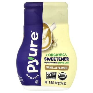 Organic Zero-Calorie Stevia Liquid Drops - Vanilla Flavor | Pyure