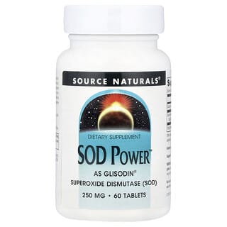 Source Naturals SOD Power 250mg, 60 Tablets - Natural Antioxidant Supplement