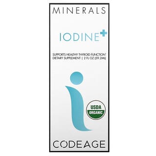 CodeAge Iodine+ - Natural Thyroid Support, 1,200 Servings