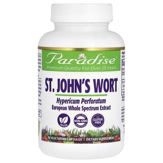 St. John's Wort Supplement by Paradise Herbs, 90 Capsules, 300mg