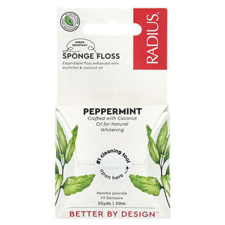 Natural Peppermint Floss by RADIUS - 55 yds (50 m)