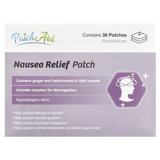 Nausea Relief Patch | 30 Patches, Natural Ingredients, Hypoallergenic