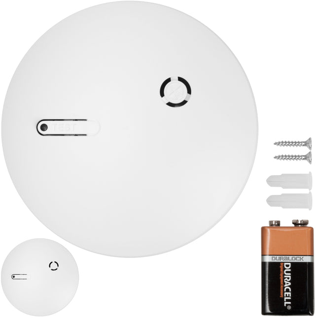 2x Smoke Detector 5 years battery included