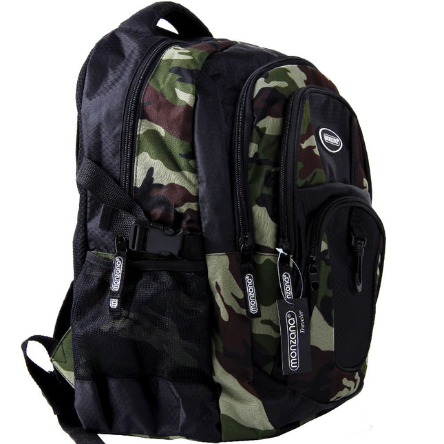 Backpack 34L - 4 Compartments - Notebook Pocket - Money Pocket - Bottle Holder