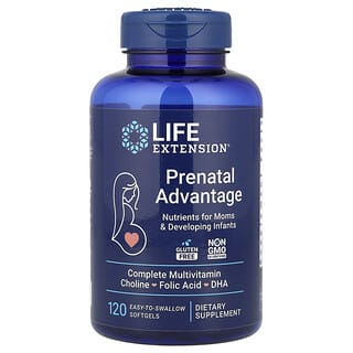 Life Extension Prenatal Advantage 120 Softgels | Best Prenatal Vitamin