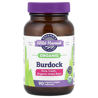 Oregon's Wild Harvest Organic Burdock Root Capsules (90 Vegan Capsules)