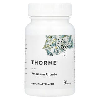 Thorne Potassium Citrate 90 Capsules (99mg per Capsule) for Heart & Urinary Support