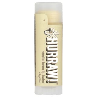 Hurraw! Vanilla Bean Lip Balm for Soft, Natural Moisture