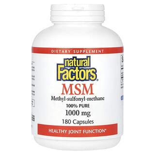 Natural MSM Supplement for Joint Health - 180 Capsules