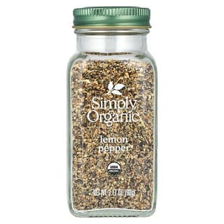 USDA Organic Lemon Pepper Seasoning by Simply Organic, 90g