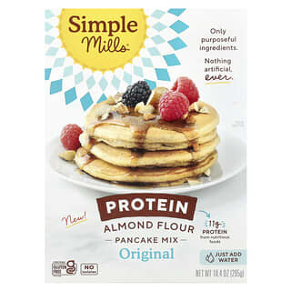 Simple Mills Protein Almond Flour Pancake Mix, Gluten Free, 10.4 oz