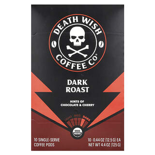 Death Wish Coffee: USDA Organic, Fair Trade, Dark Roast Pods
