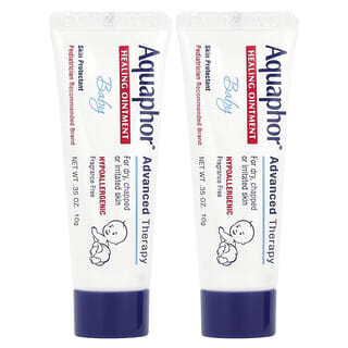 Aquaphor Baby Healing Ointment - Fragrance Free, 2 x 0.35 oz