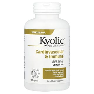 Kyolic Aged Garlic Extract Reserve Formula 200 for Heart Health & Immunity
