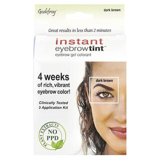 Godefroy Instant Eyebrow Tint Dark Brown 3-Kit