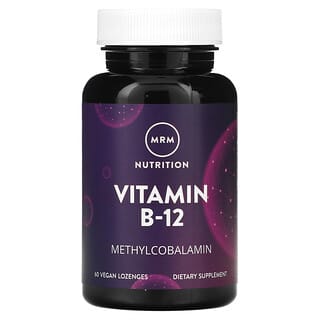 Vegan Vitamin B-12 Lozenges by MRM Nutrition for Brain & Nerve Health