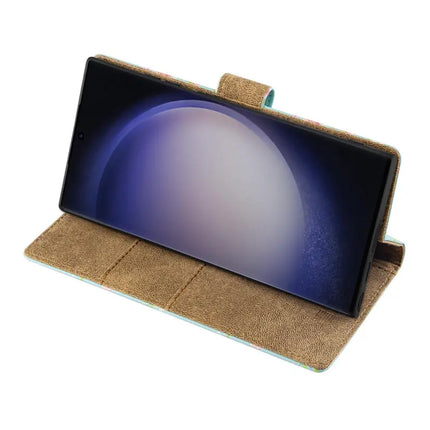 32nd Floral Series 3.0 - PU Leather Case Cover for Samsung Galaxy S23 Ultra