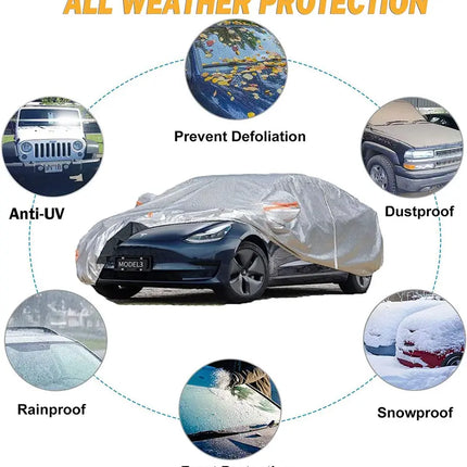 Big Ant Waterproof Car Cover for Tesla Model 3, Audi A5/A4, BMW 3 Series, Mercedes C Class