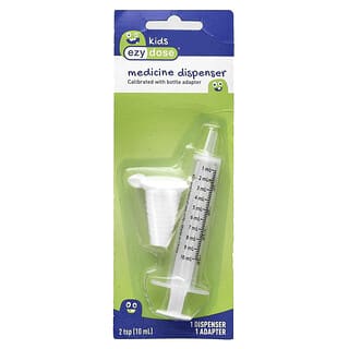 Ezy Dose Kids Medicine Dispenser with Bottle Adapter - Accurate Dosing Made Easy