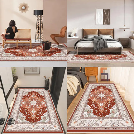 GUSUWU Area Rug, Washable Rug, Bedroom Rug, Living Room Carpet, 180×270cm