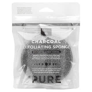 Charcoal Exfoliating Sponge for Smooth Skin by Earth Therapeutics