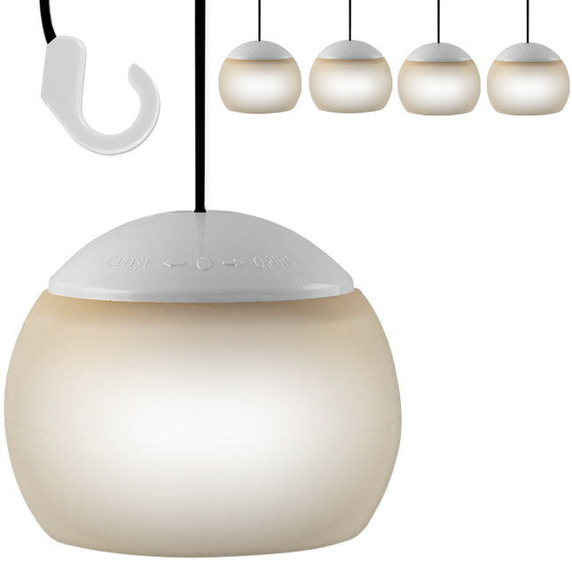 4x LED Hanging Lamp and Protection Cover