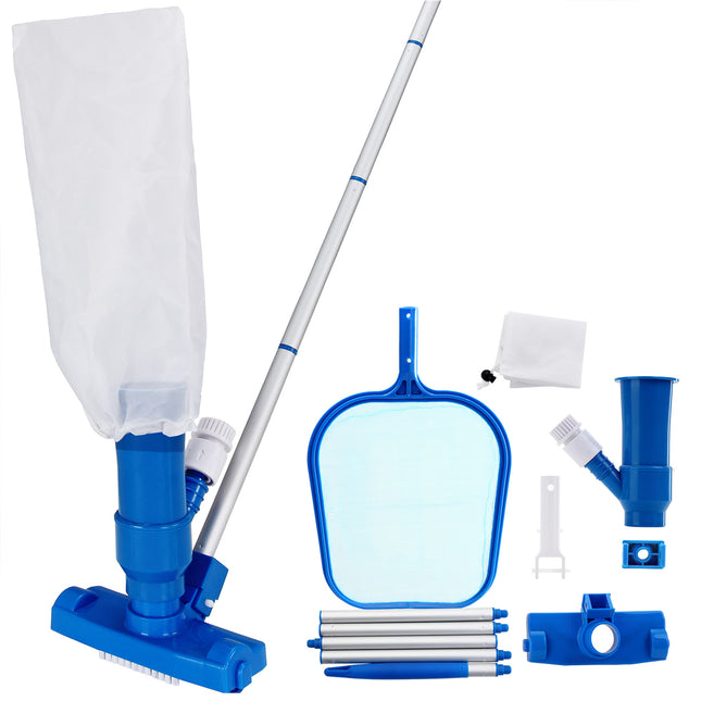 3 Pieces Swimming Pool Cleaning Set Floor Vacuum