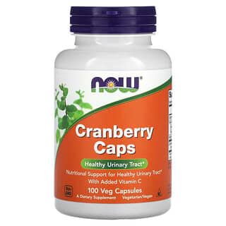NOW Foods Cranberry Caps 100 Veg Capsules for Urinary Tract Health