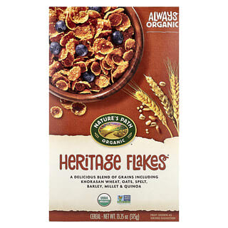 Crunchy, Organic Heritage Flakes Cereal by Nature's Path