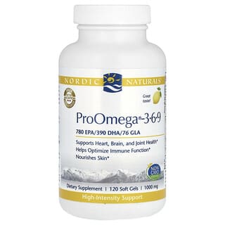 Nordic Naturals ProOmega 3-6-9 Fish Oil Soft Gels - 120 Count