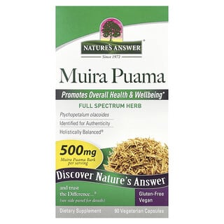 Muira Puama Supplement for Overall Health & Wellbeing by Nature's Answer