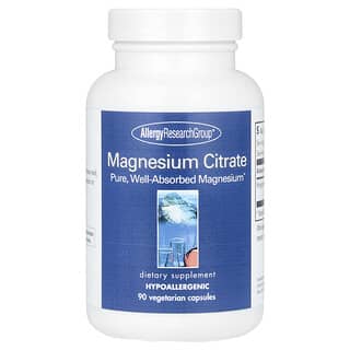 Magnesium Citrate Supplement by Allergy Research Group, 170mg per Capsule