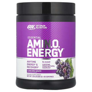 Concord Grape Optimum Nutrition Essential Amin.O. Energy, 1.29 lb (585 g)
