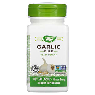 Support Heart Health with Nature's Way Vegan Garlic Capsules
