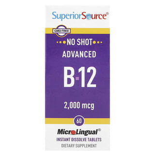 Advanced B12 Supplement, 2000mcg, Fast Absorption, GMO Free