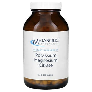 Metabolic Maintenance - Potassium Magnesium Citrate, 250 Capsules