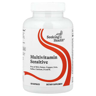 Best Sensitive Multivitamin for Nutrient Sensitivity, 120 Capsules