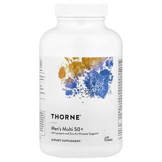 Thorne Men's Multi 50+, 180 Capsules for Prostate Health & Wellness
