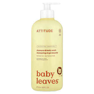 Natural Hair Care, Baby Leaves Shampoo & Body Wash, 16 fl oz, Pear Nectar