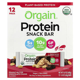 Organic Peanut Butter Chocolate Chunk Protein Bars by Orgain