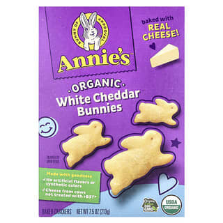 Organic White Cheddar Bunnies by Annie's Homegrown - Delicious Baked Crackers