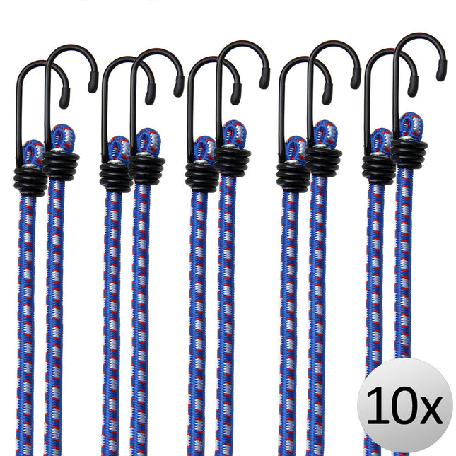10x Bungee Cords Luggage 305cm x 8 mm à~