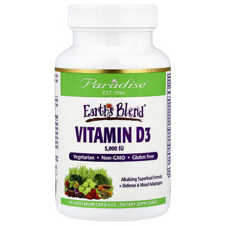 Unlock Wholeness with Paradise Herbs Vitamin D3, 90 Capsules